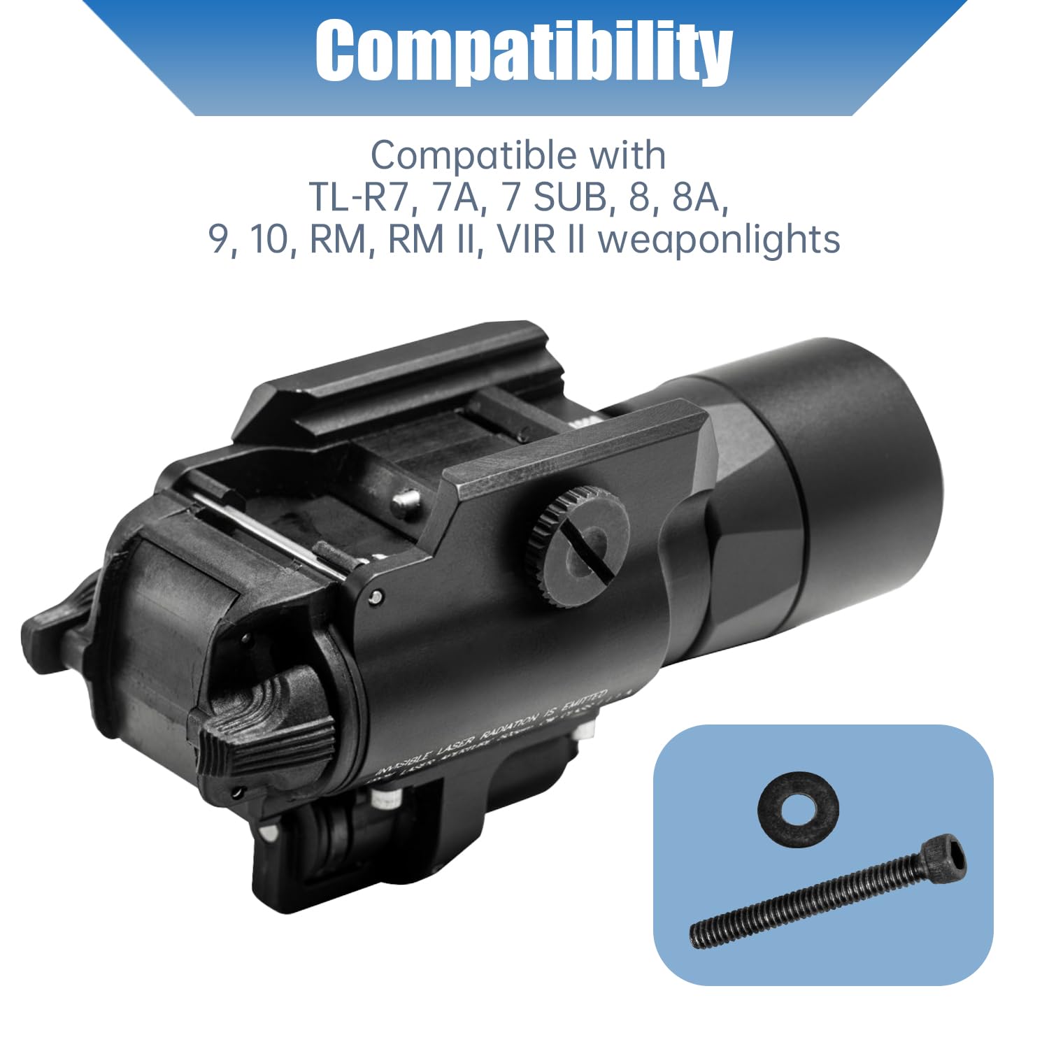 Trdzi Screw Kit Replacement for StreamLight TLR7, 7A, 7 SUB, 8, 8A